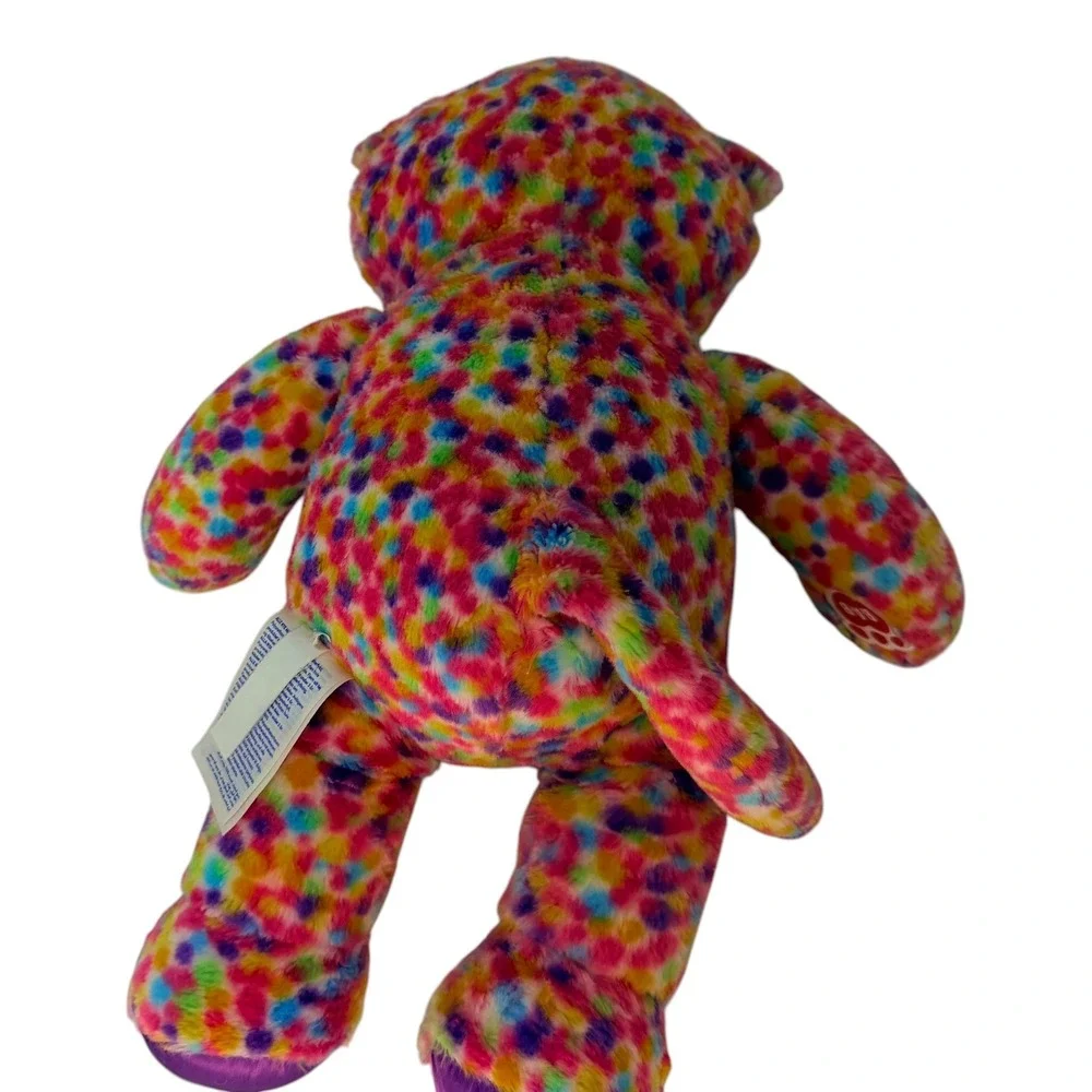 Build-a-Bear Cat Rainbow Confetti Plush Multi-Color‎ Leopard 16